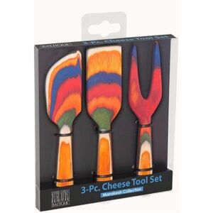 Baltique Marrakesh Collection 3-Piece Cheese Tool Set NWT